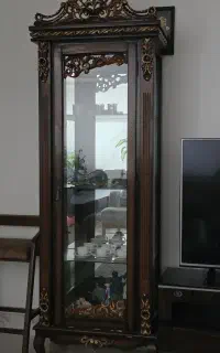 بوفه و ساعت ایستاده  چوب مرغوب