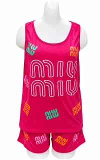 تاپ و شلوارک miu miu