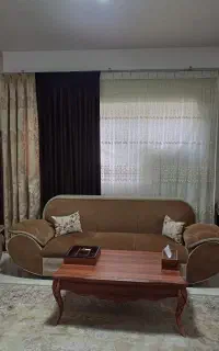 پرده و والان با میل پرده