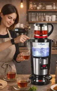 چای ساز سماوری یونیک قطع کن گرم نگه دارنده دیجیتال