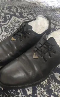کفش چرم مردانه مشکی