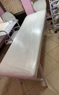 تخت و ترولی سه طبقه  سفید