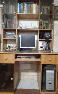 میز کامپیوتر میز تحریر و کتابخانه
