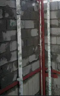 دیوار چینی سیمان کاری