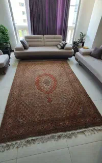 فرش ۶متری دست بافت طرح ماهی