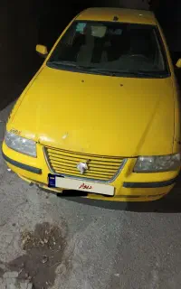 تاکسی سمند ای اف سون مدل ۹۵ موتور به شرط مکانیک