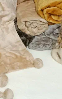شال مبل تدی و کاور کوسن