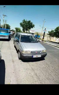 پراید نقره ایی سالم مدل ۸۸ دوگانه کارخانه