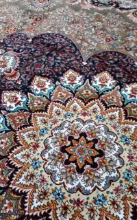 فرش گردویی سالم درحد نو