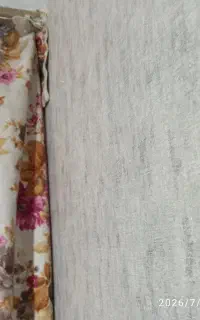 دو عدد پرده گلدار ضخیم