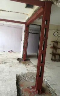 بازسازی ومقاوم سازی جوشکاری وتخریب کل ساختمان