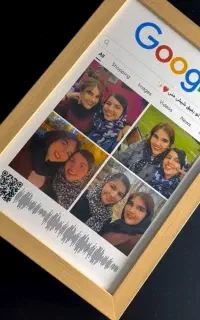 قاب عکس موزیکال طرح سرچ گوگل