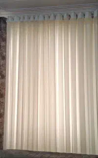 پرده حریر شاین به همراه کناره ی مخمل ترک
