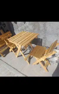 صندلی چوبی تاشو