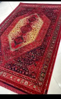 فرش ماشینی لاکی آنتیک اکریلیک اصل) چکی
