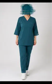 اسکراب شلوار مدل لارا پارچه کشی و تمام نخ کله غازی