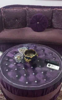مبل راحتی هفت نفره با میز وسط