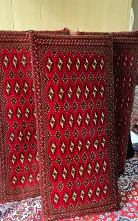 پشتی دستباف و ماشینی