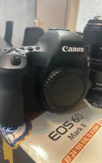 کانن6d مارک۲ mark2 و لنز ۲۴-۱۰۵ تایپ دو