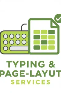 انجام کار تایپ و صفحه آرایی