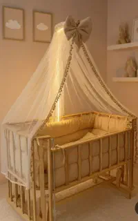 گهواره چوبی نوزاد
