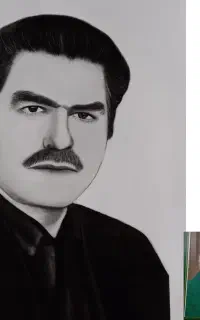 طراحی چهره سیاه قلم