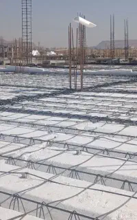 اجراع کار سقف ستون تمام کارهای اسکله