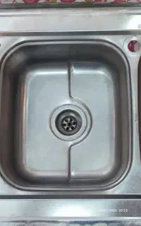 سینک دوقلو روکار سینی چپ