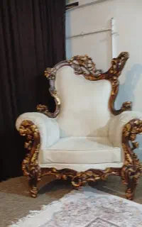 مبل سلطنتی چوب راش اصل