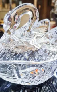 قندان کریستال قو