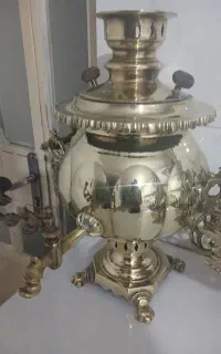 سماور زغالی ۷لیتری قدمت دار