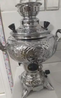 سماور گازی قلم کاری شده نونو باکتری بزرگ هیئتی