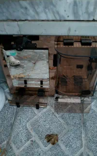 ست روشویی سرامیکی همراه با اینه و جا مایع