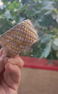 دستبند ایتالیایی ۵۶گرم با۶درصد فوری