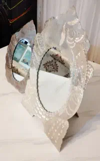 آینه طرح نقره
