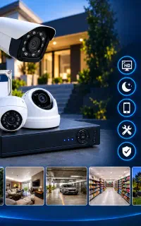 نصاب دوربین. فروش دوربین مدار بسته. وسیستم حفاظتی