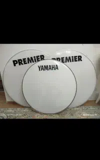 پوست طبل YAMAHA اصل (یک عدد ). PREMIER اصل
