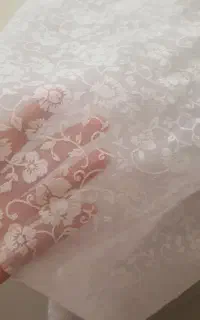 چادر عروس دوخته شده
