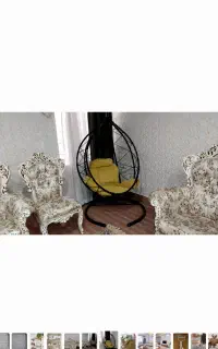 فروش میز غذاخوری ۶نفره وتاب ریلکسی