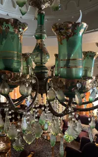 لوستر برنجی انتیک