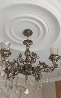 لوستر برنجی 4شعله