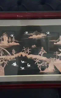 قاب عکس کاردست باچوب