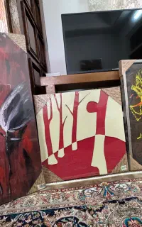 تابلو نقاشی و سه بعدی رنگ روغن