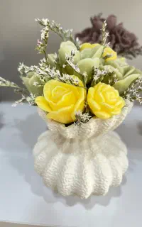 گلدان پرنسسی گل شمعی