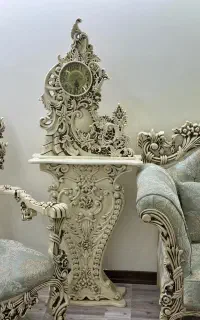 ساعت استاده تمام چوب راش