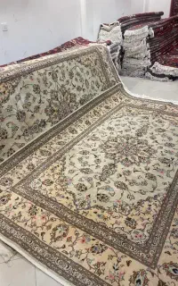 جفت فرش دستبافت کاشان ۶ متری نقشه خاص