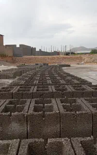 بلوک دیواری 2040 ته پر بادستگاه تمام اتوماتیک تکنو