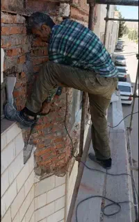 تخریب ساختمان،اشپزخانه،حمام،سرویس بهداشتی