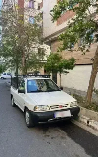 پراید وانت مدل ۴۰۳ سفید بی رنگ و بدون ضربه