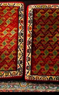 پشتی دست بافت قدیمی